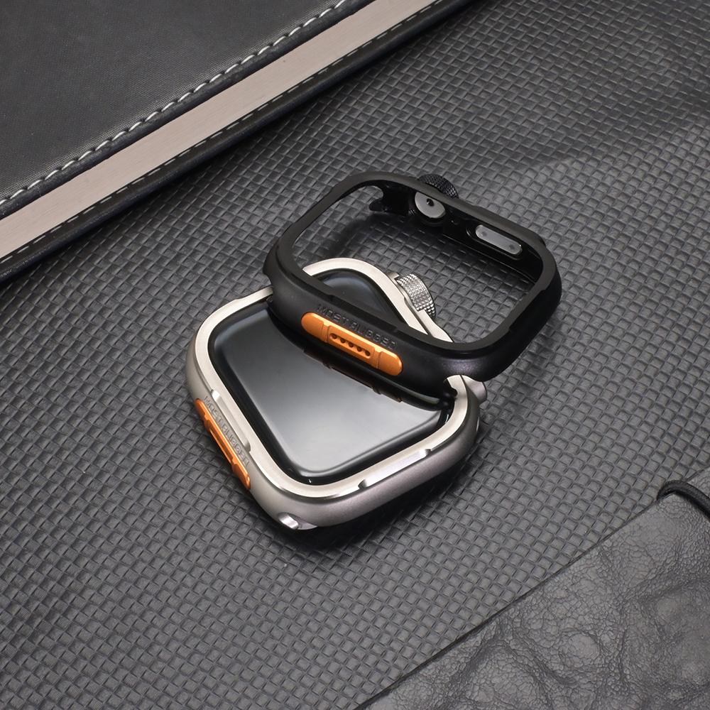 Metal Watchcase for Apple Watch Ultra 3 2 1 49mm 46mm 45mm 44mm Alloy Case Protector Cover for iwatch Series 11 10 9 8 7 6 5 SE3