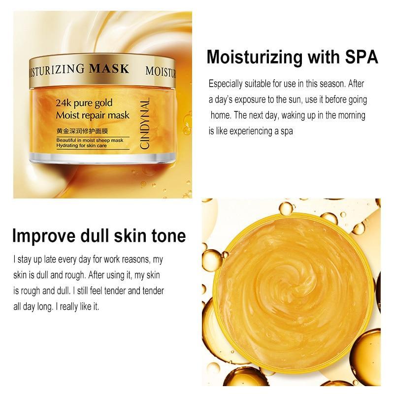 Hyaluronic Acid Serum Aloe Extract Face Cream Deep Moisturizing Sleeping Mask Anti Wrinkle Anti Aging Essence Skin Care
