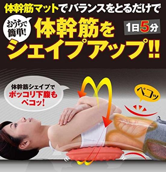 

Plando Core Muscle Shape Mat розовый