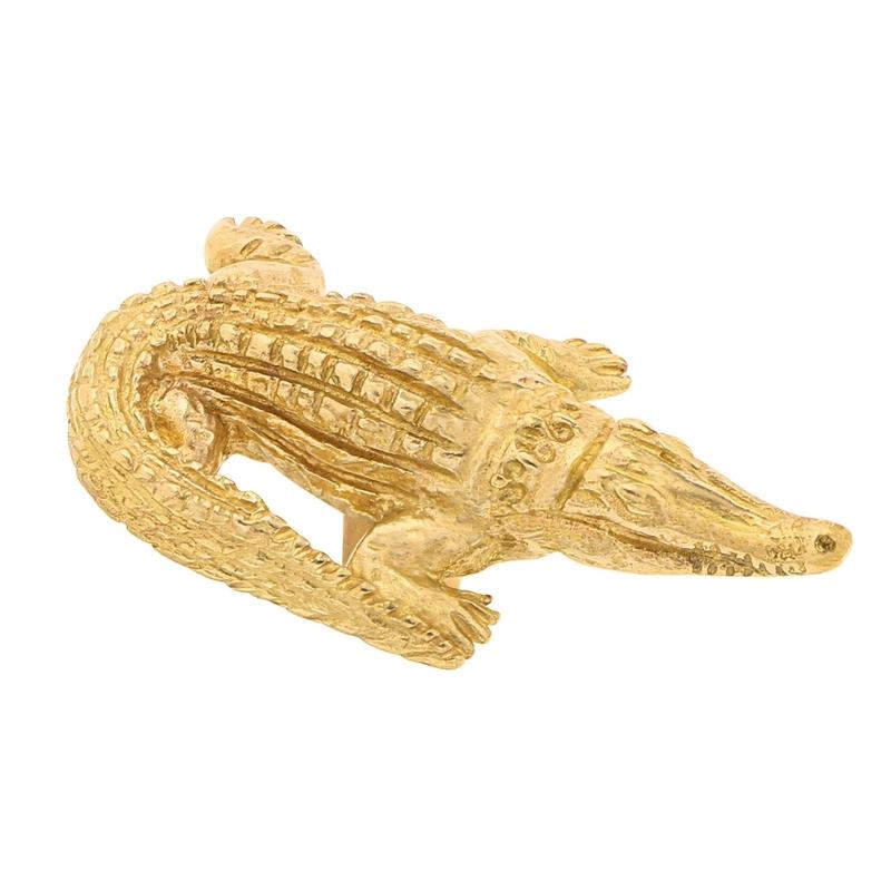 Drawer Pulls Metal Dressers Knob Cupboard Handle Modern Furniture Handle Small Alligator Shape Bedside Cabinet Pull