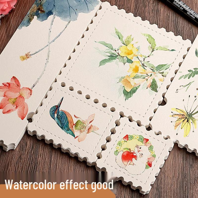 Irregular Watercolor Paper Bookmark & Postcard Set for Journaling and Painting