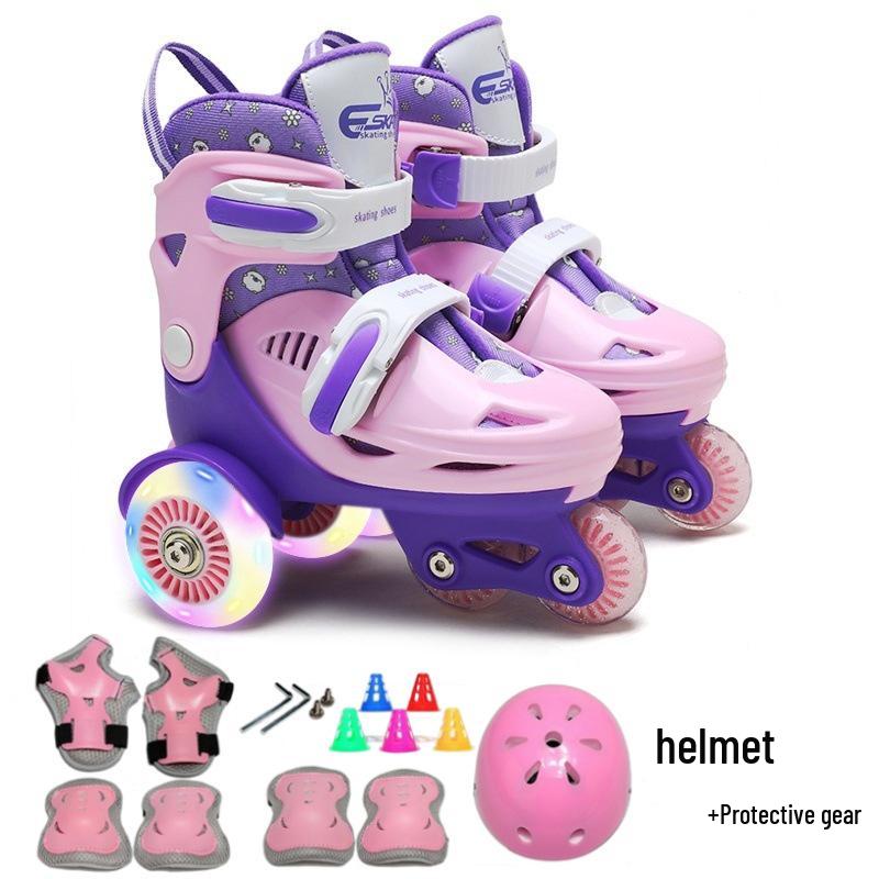 Beginner Children's Double Row Roller & Ice Skates