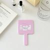 1Pc Handheld Makeup Mirror Square Mirror Female Handle Makeup Cosmetic Beauty Tools Handheld Vanity Make Up Mirror Makeup Tools