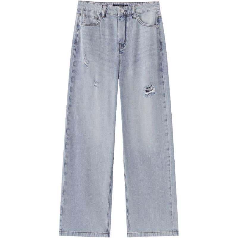 EICHITOO Women s Distressed Denim Jeans L