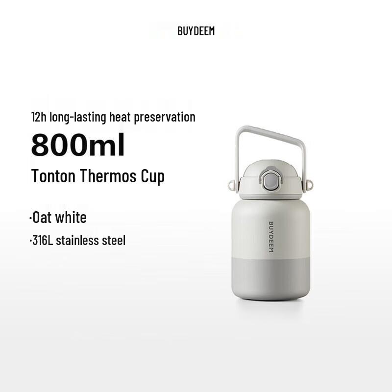 Buydeem 800ml 316L SS Insulated Sports Bottle