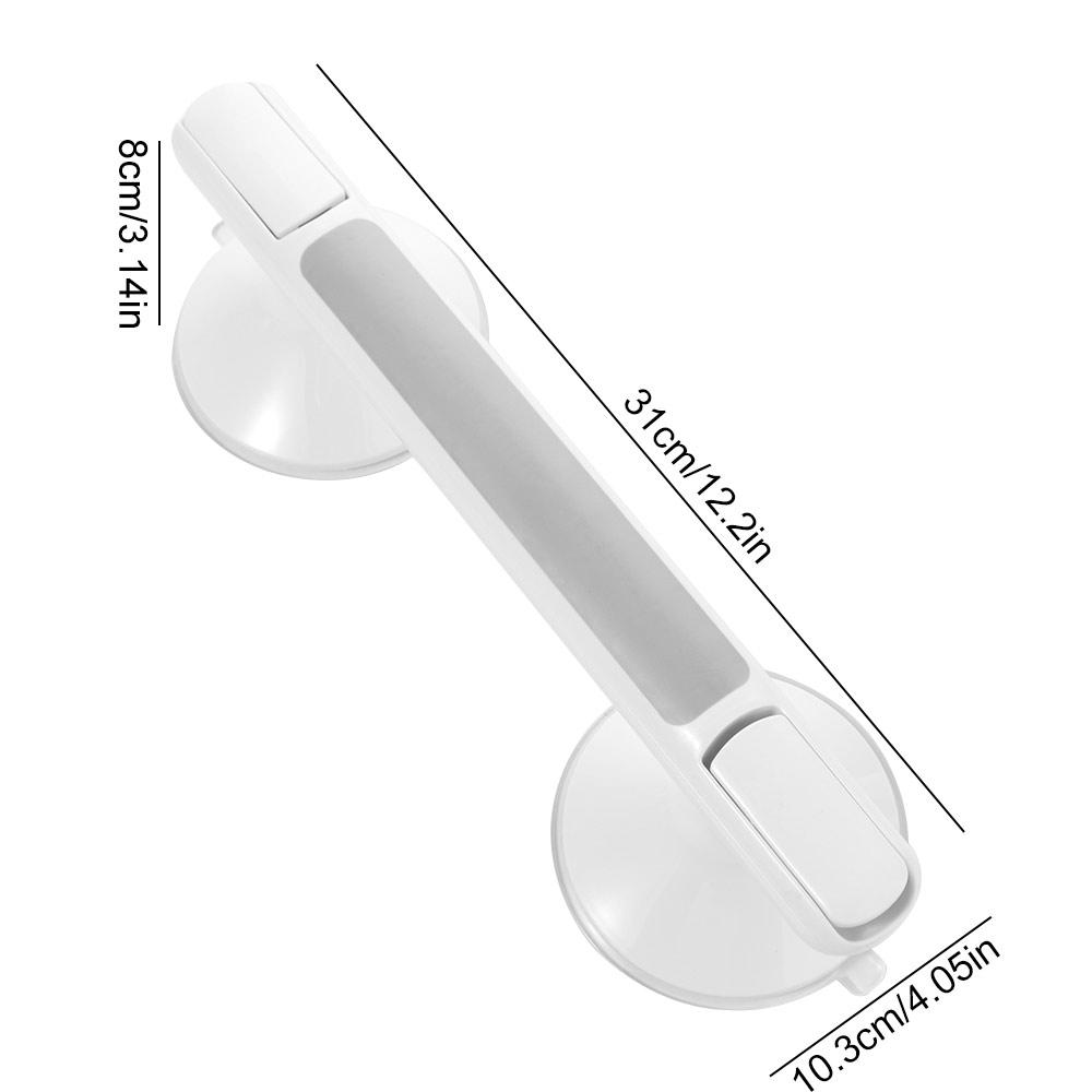 Non-slip Bathroom Grab Rails Super Large Suction Cups Barrier-free Handrail  Elderly/Children