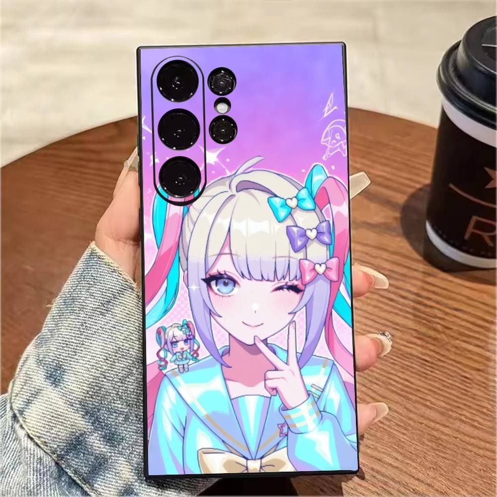 K-A-Angel Anime N-Needy Girl Phone Case For Samsung S25,S24,S21,S22,S23,S20,Ultra,S26,Plus,Fe,Note,5G Black Cover