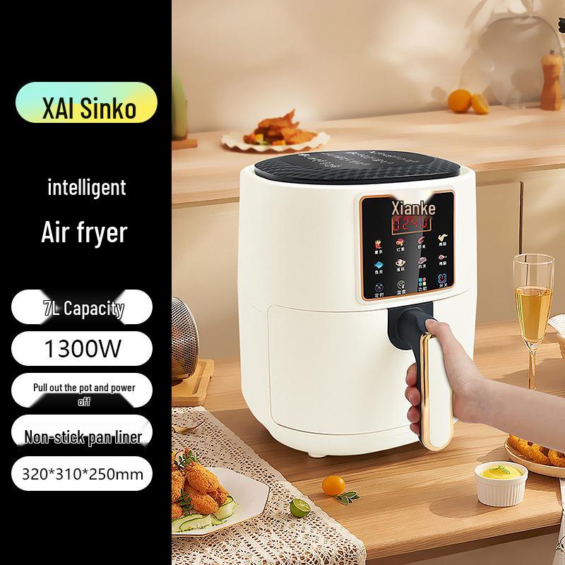 

AUX 5L Умная аэрофритюрница: Просторная, многофункциональная электрическая печь без масла