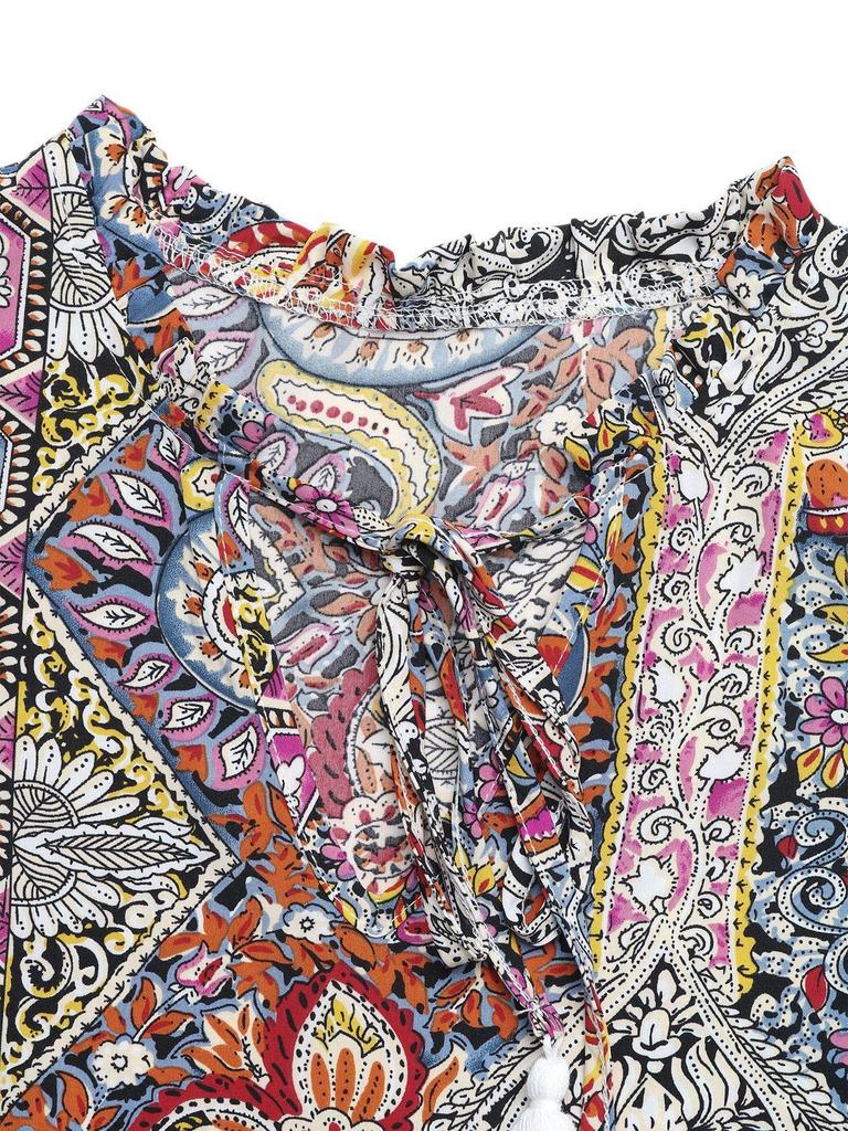 2026 TikTok-Inspired European and American Resort Style Sleeveless Tassel Dress for Women