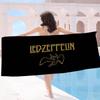 Vintage Band L-Led Z-Zeppelin Mikrofaser Strandtuch Saugfähig Schnelltrocknend Weich Yoga Schwimmen Resort Bergsteigen Handtuch