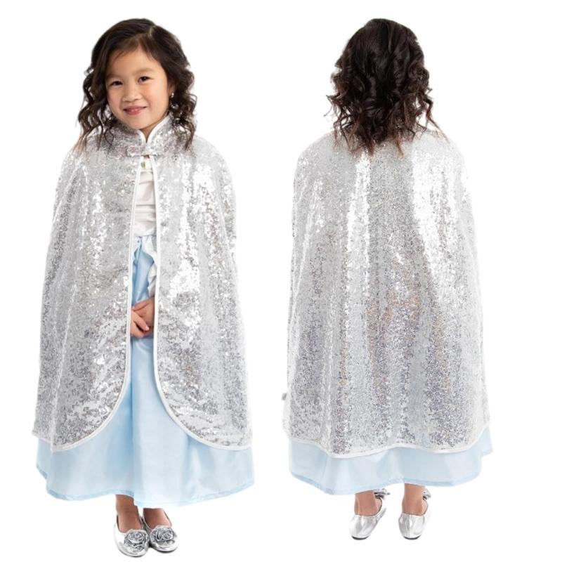 Girls Dress Cape Princess Cape Party Cosplay Cloak Halloween Cosplay Cloak Party Supplies for Masquerade Parties