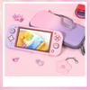 DLseego Switch Lite Case and Bag Set 1 Storage 1 PC 1 Flower and 4 Cat Claw Thumb with Card and Shockproof Design for Portable Travel Use (Includes