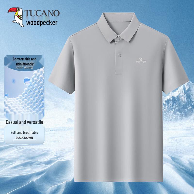 TUCANO Men s Ice Silk Quick-Dry Breathable Polo Shirt 4XL