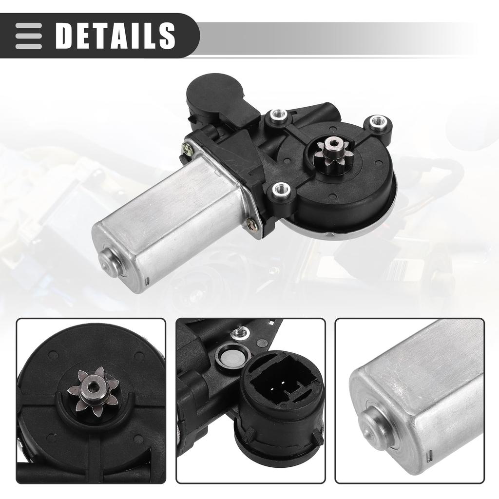 Motoforti Front Right Power Window Motor Assembly Window Lift Motor for Toyota RAV4 2.0L 2001-2003 Metal Number 85710-42070 Black