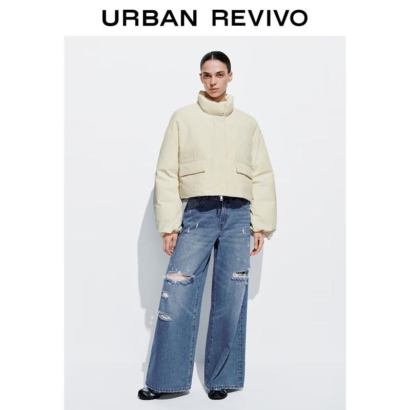 UR Women s Oversized Stand-Collar Puffer Jacket S