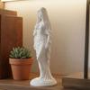 3D Tištěná socha zahalené bohyně Umělecká figurka ženy se závojem Dekorace pro domácí kancelář Obývací pokoj Stolní deska