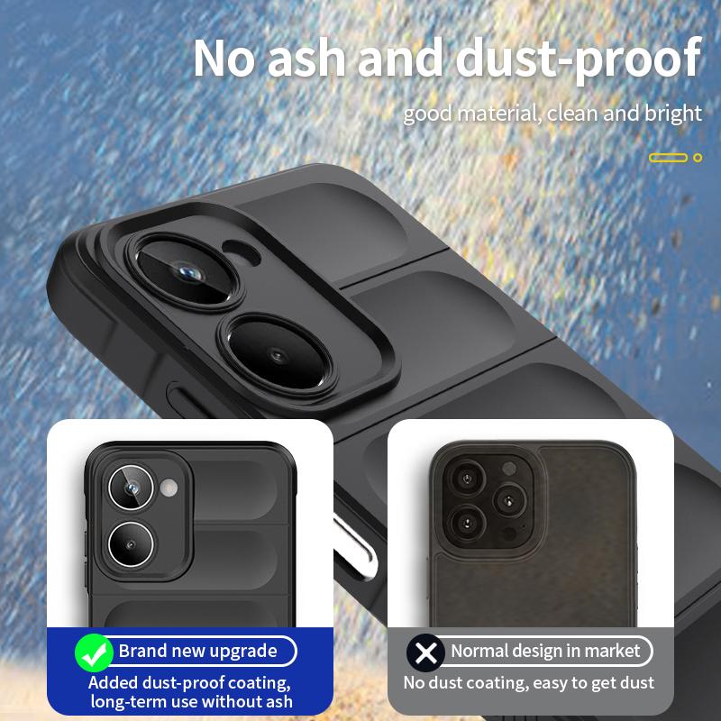 Shockproof Case For Realme 10 11 Pro Plus GT Neo 2 5 3T Realme10 Liquid Silicone Back Coque for OPPO A58 A78 4G Phone Cover