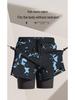 Herren Doppellagige Square-Leg Badehose - Fünf-Punkt-Stil, Anti-Peinlichkeit, Professionelle Strandbekleidung für Erwachsene.