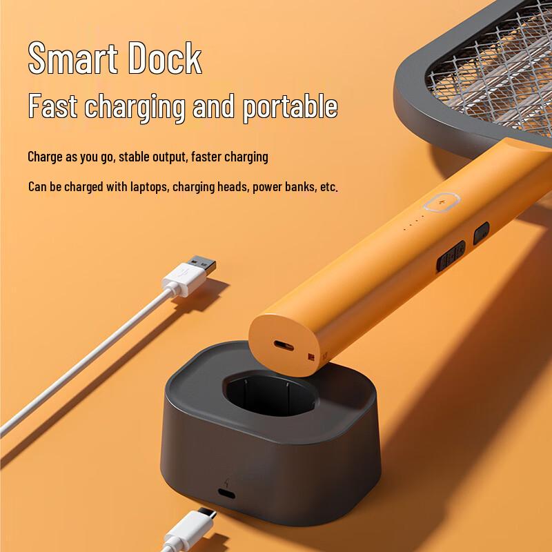 LISM 2-in-1 Rechargeable Electric Mosquito Swatter & Killer Lamp