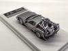 MJ 1/64 Legierung Zurück in die Zukunft Zeitmaschine DMC-12 Diecast Modellauto Klassisches Metall Präzisionsfahrzeug Sammlung Display Geschenk