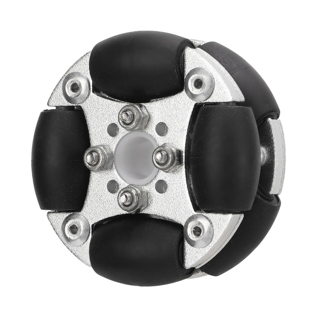 48mm Double Aluminum Alloy Omni Directional Wheel Loading 3kg for Robotic Competition