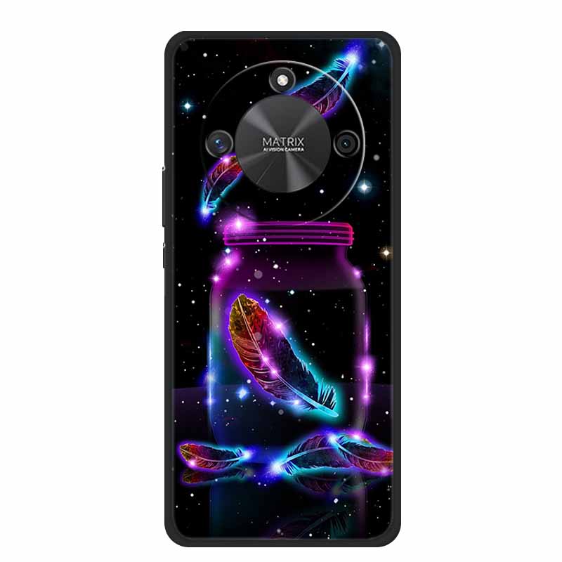 Phone Case For Honor X60 5G Back Cover Case HonorX60 Black Silicone Soft Funda For Honor X9c Smart Case HonorX9c Smart Coque Bag