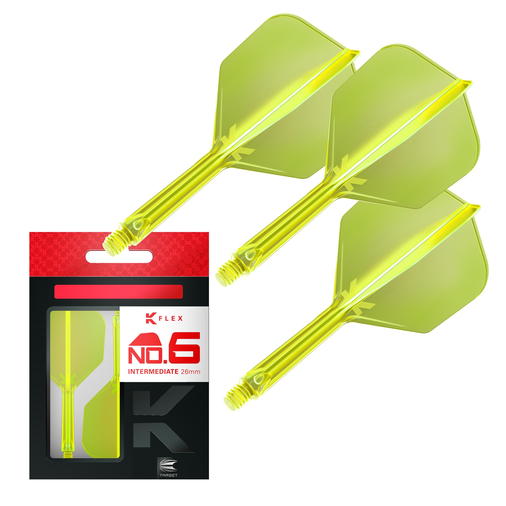 TARGET K-FLEX FLIGHT NEON SHAPE/NO6 yellow 26mm жёлтый