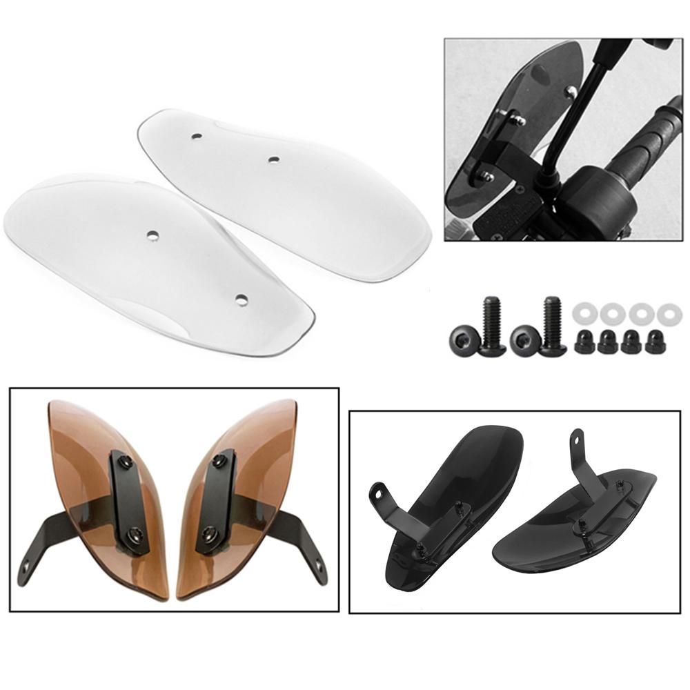 Universal Motorcycle Hand Guards Wind Guards Deflectors Protectors Handlebar Windshield Guard