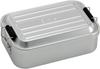 Skater Aluminum Lunch Box for 850ml Large Fluffy Serving Men, Capacity, Capacity, Silver, AFT8B-A
