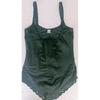 Cross-Lace Zipper Body Shaper with Slimming Control Straps