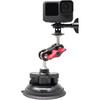 MAXCAM Aluminum Alloy Suction Cup PRO Compatible for GoPro HERO13/HERO12/HERO11/HERO10/HERO9/HERO8 Black