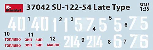 Miniart 1/35 Soviet Army SU-122-54 Late Model Plastic Model MA37042