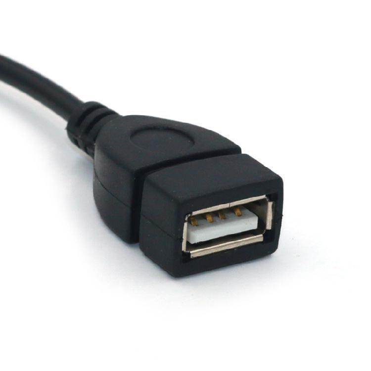 AUX To USB Adapter Sound Music Car Stereos Male Plugs Jacking To USB Female Cord