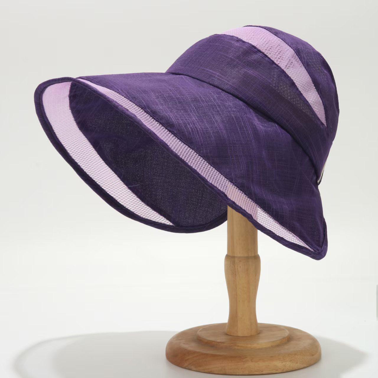 

Fisherman s Hat Summer Large Brimmed Sunscreen and UV Protection Sun Hat Beach Beach Minimally Designed Half Air Top Sunshade Hat 56-60CM