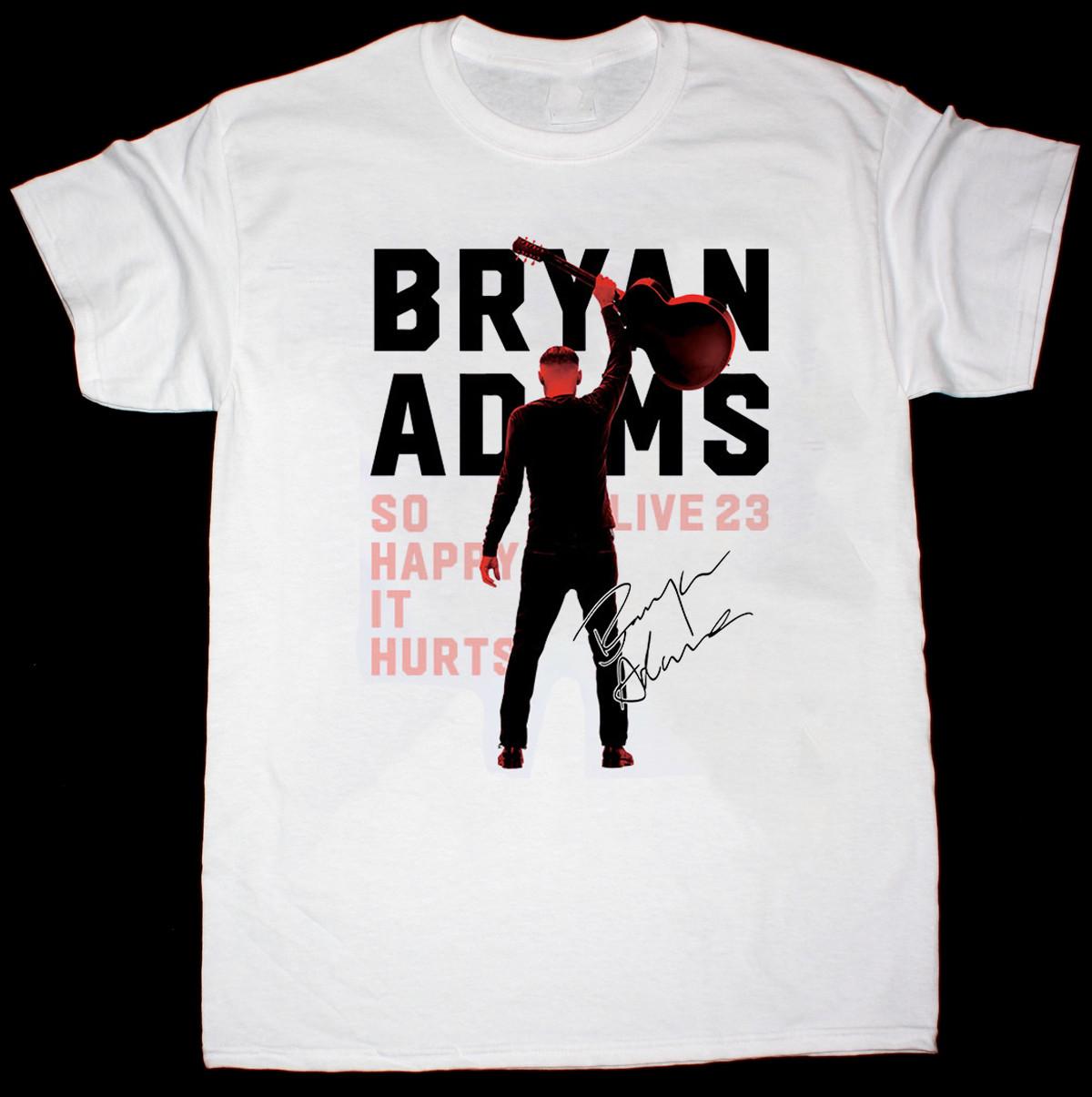 Bryan Adams So Happy It Hurts Live Signature T-Shirt All Size S to 5XL XXXXL