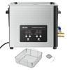 15L Ultrasonic Cleaner, Professional Ultrasonic Cleaner Machine with Cleaning Basket & Digital Display, 240W Stainless Steel 40kHz Industrial Cleaning