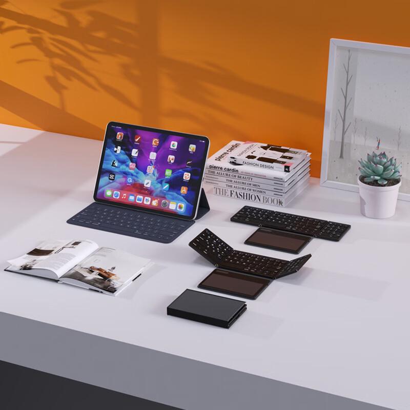 OLOEY Foldable Bluetooth Keyboard with Touchpad