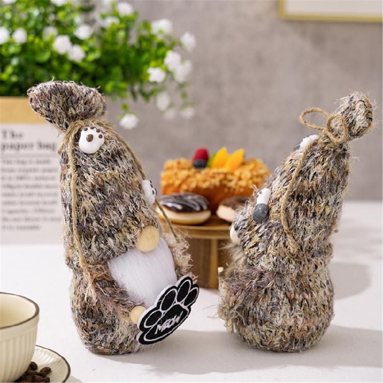 Puppie Gnome Plush Farmhouses Decorations Dog Swedish Tomte Gnome Plush Decors