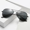 Classic Pilot Sunglasses Men's Driving Toad Glasses Tempered Glass Pieces European and American Popular 3025 Women 3026