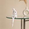 3D Printed Thinker Figurines Ornaments Minimalist Abstract Art Sculptures for Home Office Bookcase