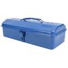 Blue Toolbox Metal Structure High Load Bearing Portable Tool Storage Organizer for Workshop Garage Car Job Site 350