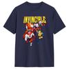 Vintage T-Shirt Summer Invincible Comic Hip Hop T Shirts  Cotton Tee Shirt for Men Y2K Basic Short Sleeve Tops
