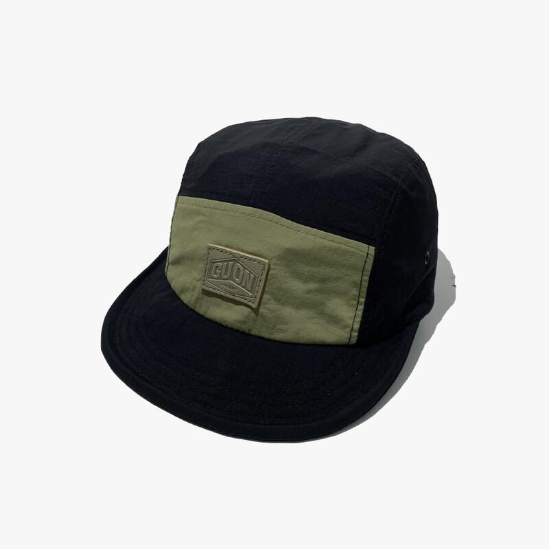 Retro Short Brim Colorblock Baseball Hat