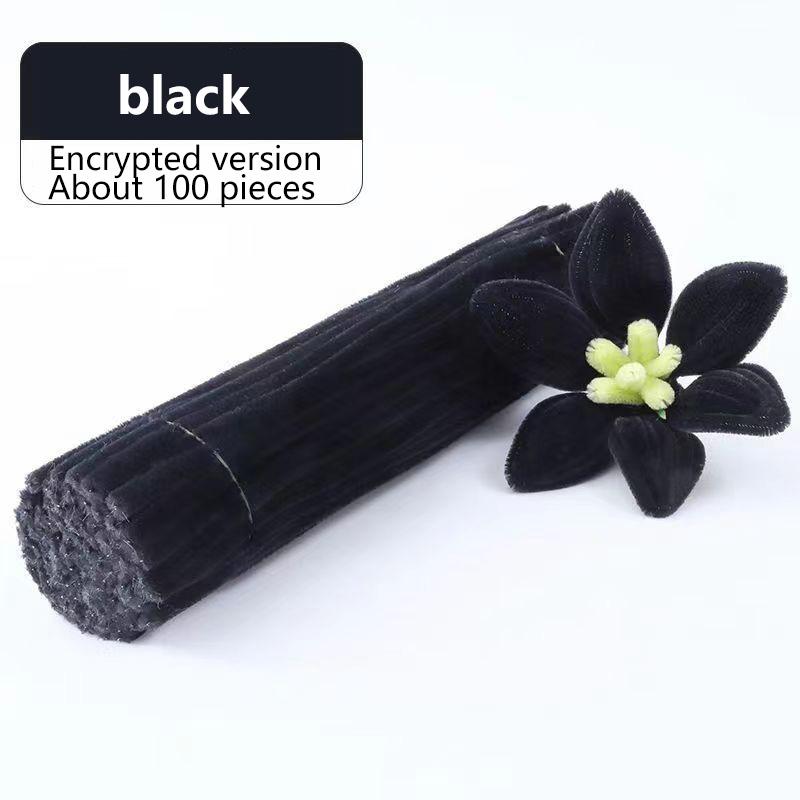 

100pcs Chenille Pipe Cleaner Chenille Stems Craft Flower Supplies,colorful Pipe Cleaners Set For DIY Art And Craft Decorations