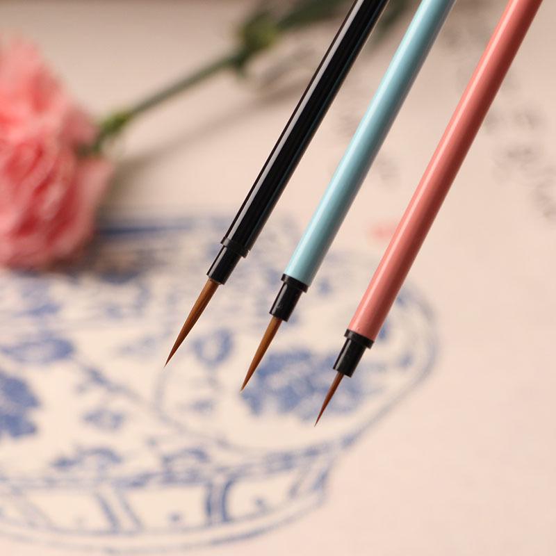 Cross-Border 3-Piece Fineliner Set: Extra Fine Pens for Watercolor, Gouache, Acrylic, Oil Painting & Nail Art