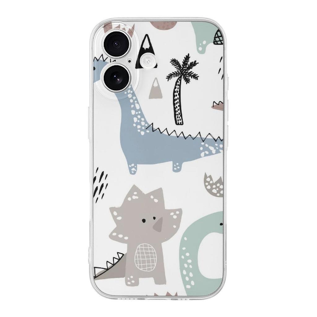 1 Pack For Iphone 17/17Air/17Pro/17ProMax Crystal TPU Slim Phone Case With Anti-Fingerprint Layer, Corner Shock Absorption