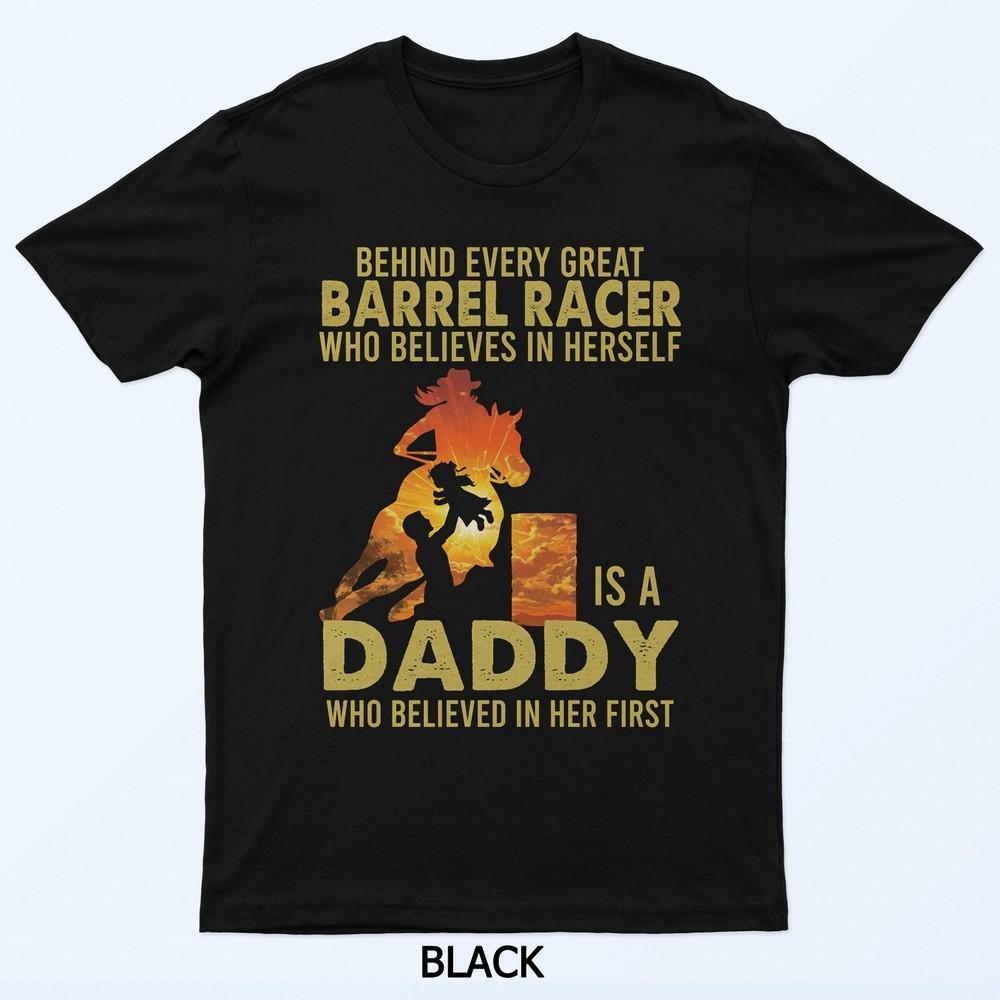 

За каждой великой участницей родео на бочках стоит папа. Футболка на День отца 2XL