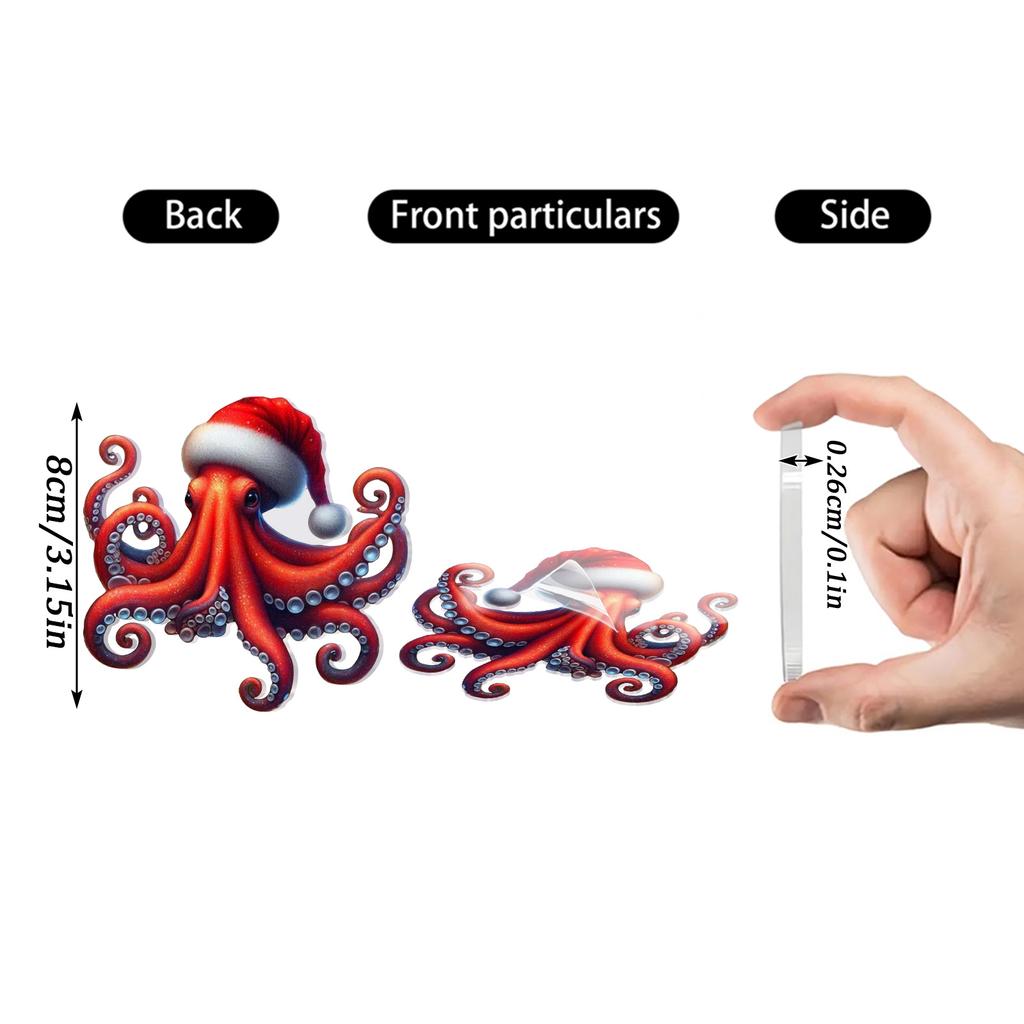 2D Weihnachtsanhänger sind die idealen festlichen dekorativen Anhänger und Geschenke für Tierliebhaber