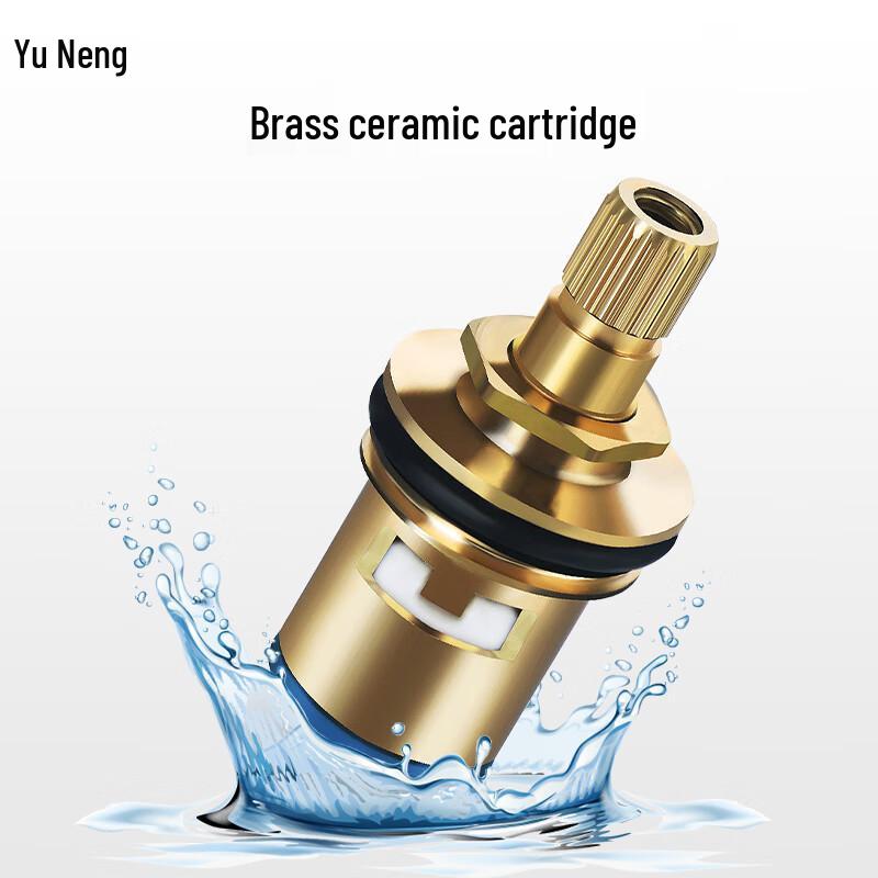 Yune Brass 3-Way Dual-Control Angle Valve