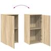 Cabinet, Sonoma Oak, 50X45X103.5 Cm, Wood-Based Material